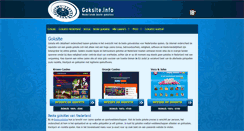 Desktop Screenshot of goksite.info